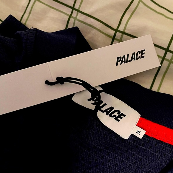 NEW Palace Skateboards Mesh Football Top Navy With Tags SS22 - Picture 6 of 7